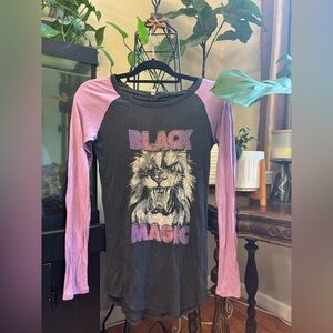 Spell Black Magic Raglan Tee